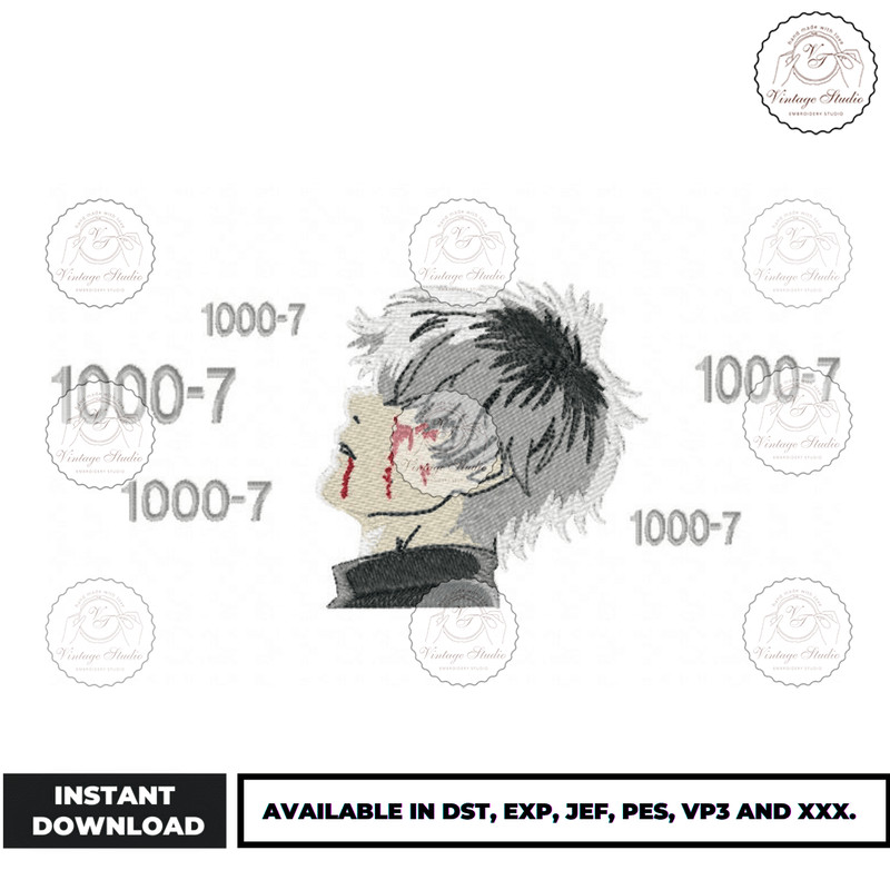 Anime Embroidery Design - Embroidery Market 1181.png