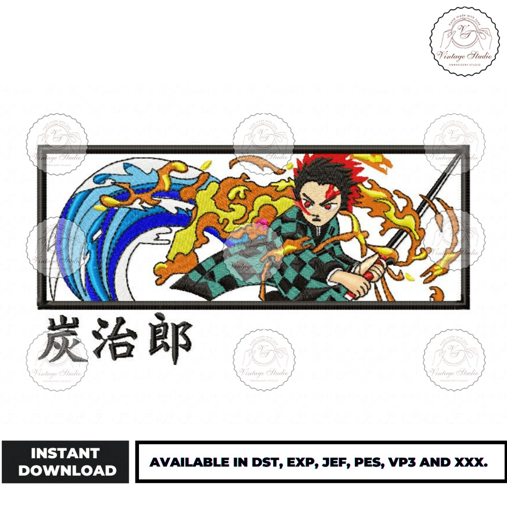 Anime Embroidery Design - Embroidery Market 1213.png