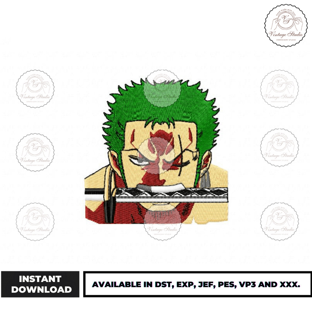 Anime Embroidery Design - Embroidery Market 1223.png