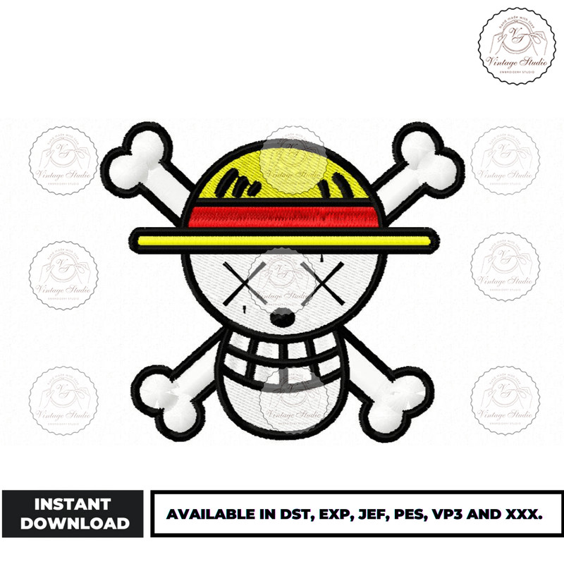 Anime Embroidery Design - Embroidery Market 1353.png