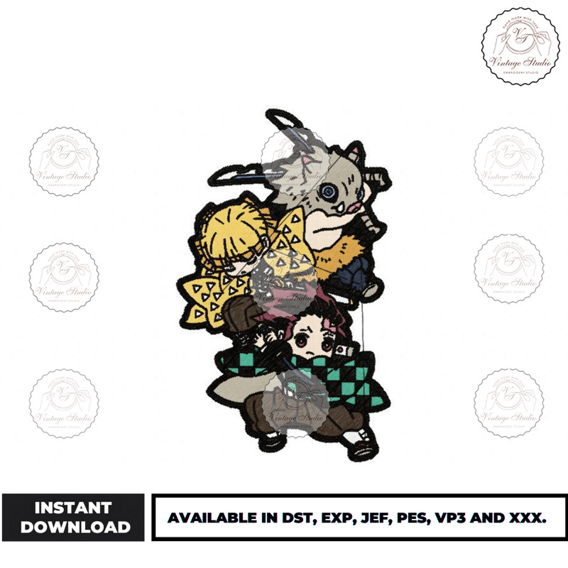 Anime Embroidery Design - Embroidery Market 1355.png