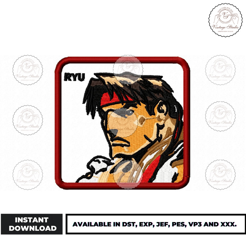 Anime Embroidery Design - Embroidery Market 1386.png