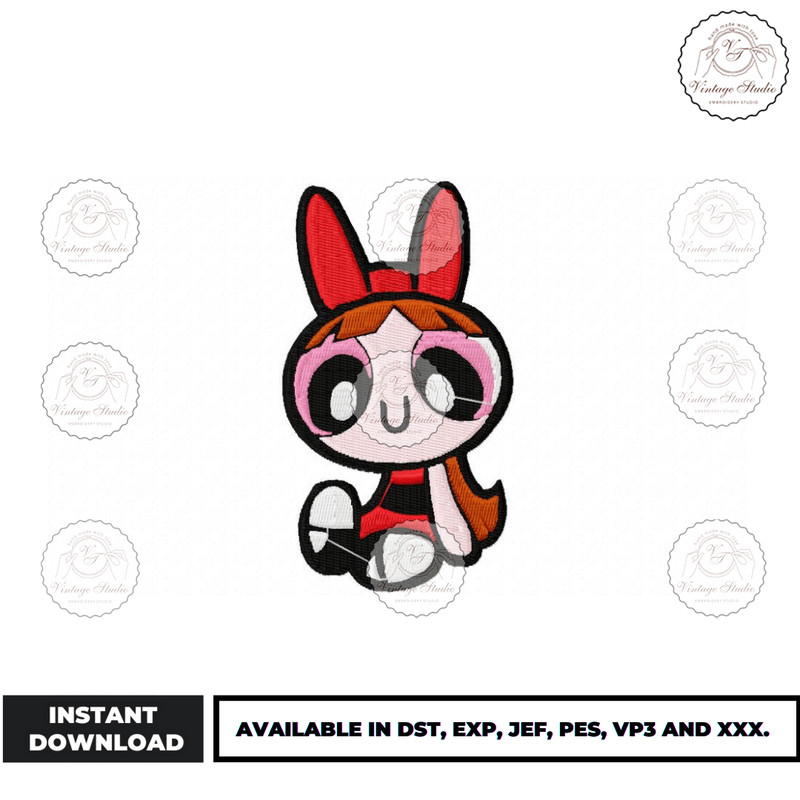 Anime Embroidery Design - Embroidery Market 1409.png