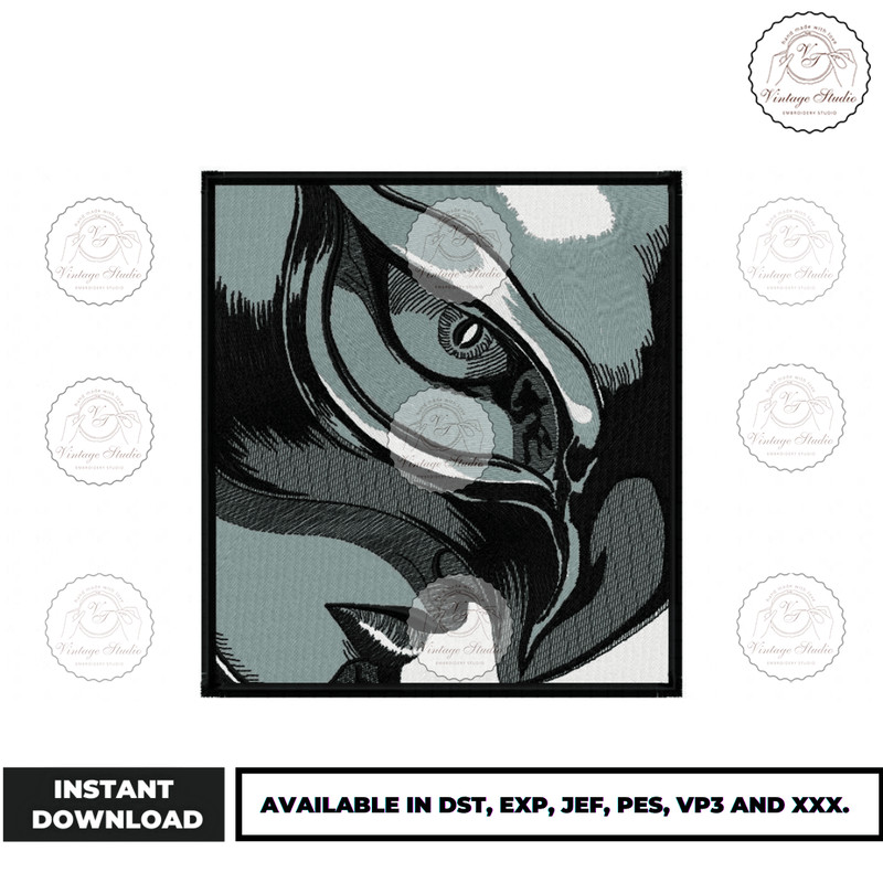 Anime Embroidery Design - Embroidery Market 1447.png