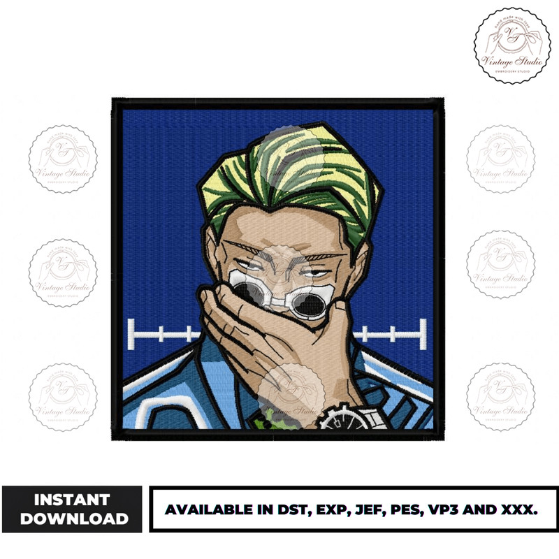 Anime Embroidery Design - Embroidery Market 1452.png