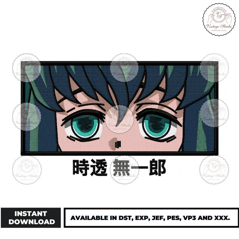 Anime Embroidery Design - Embroidery Market 1460.png