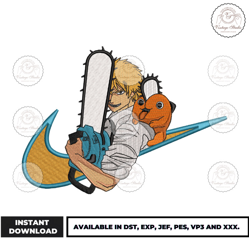 Anime Embroidery Design - Embroidery Market 1461.png