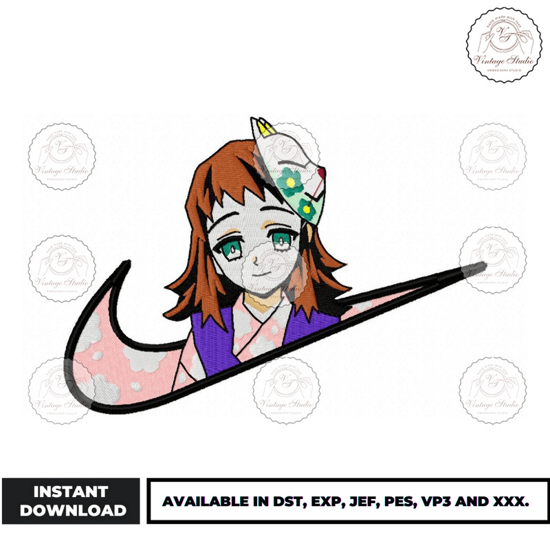 Anime Embroidery Design - Embroidery Market 1484.png