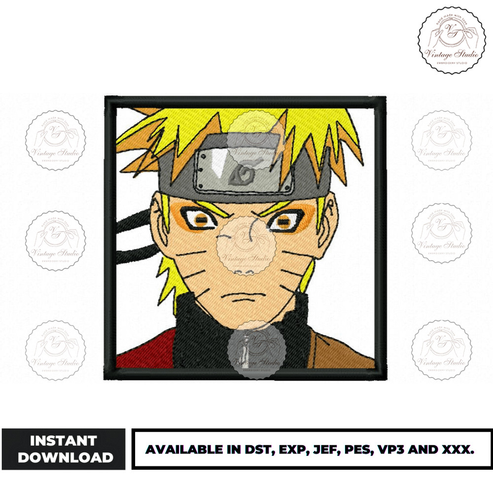 Anime Embroidery Design - Embroidery Market 1509.png