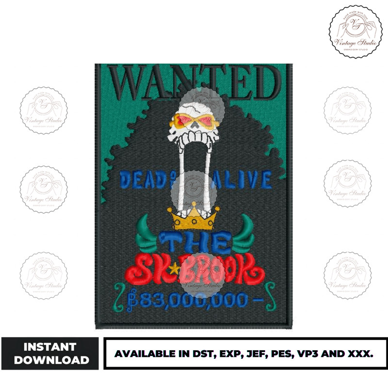 Anime Embroidery Design - Embroidery Market 1516.png