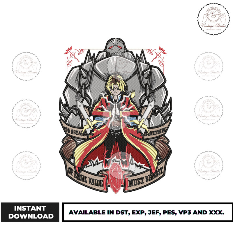 Anime Embroidery Design - Embroidery Market 1526.png