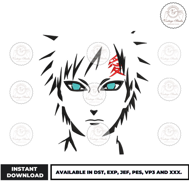 Anime Embroidery Design - Embroidery Market 1623.png