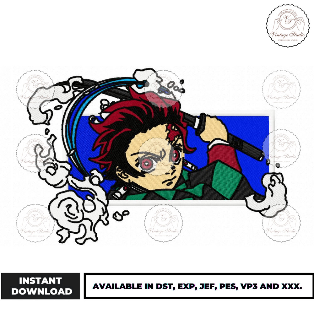 Anime Embroidery Design - Embroidery Market 1636.png