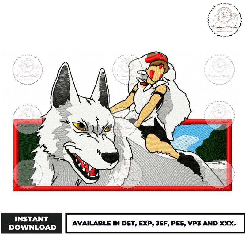 Anime Embroidery Design - Embroidery Market 1643.png