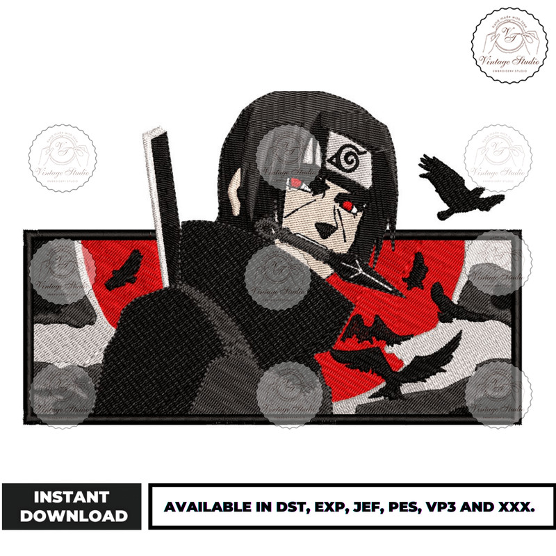 Anime Embroidery Design - Embroidery Market 1721.png