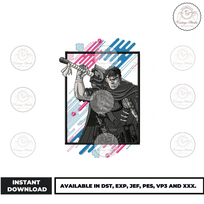 Anime Embroidery Design - Embroidery Market 586.png