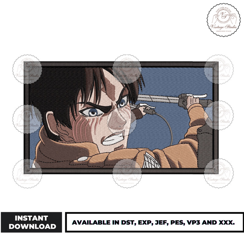 Anime Embroidery Design - Embroidery Market 660.png