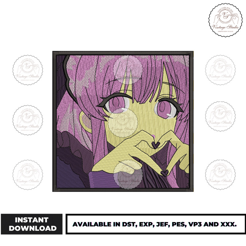 Anime Embroidery Design - Embroidery Market 666.png