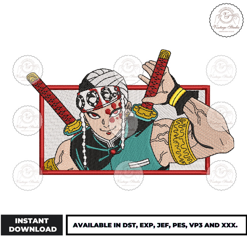 Anime Embroidery Design - Embroidery Market 881.png