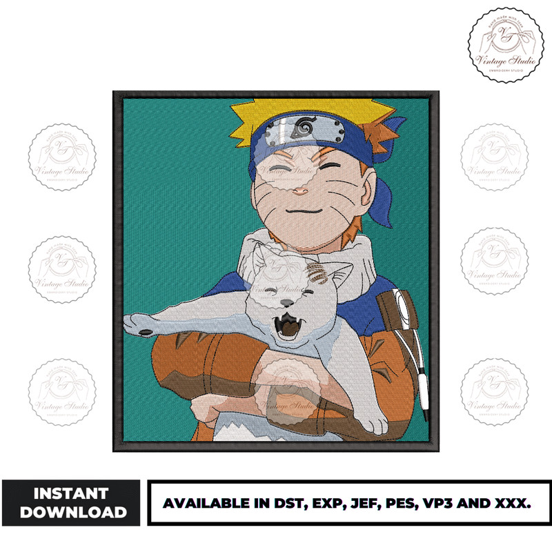 Anime Embroidery Design - Embroidery Market 916.png