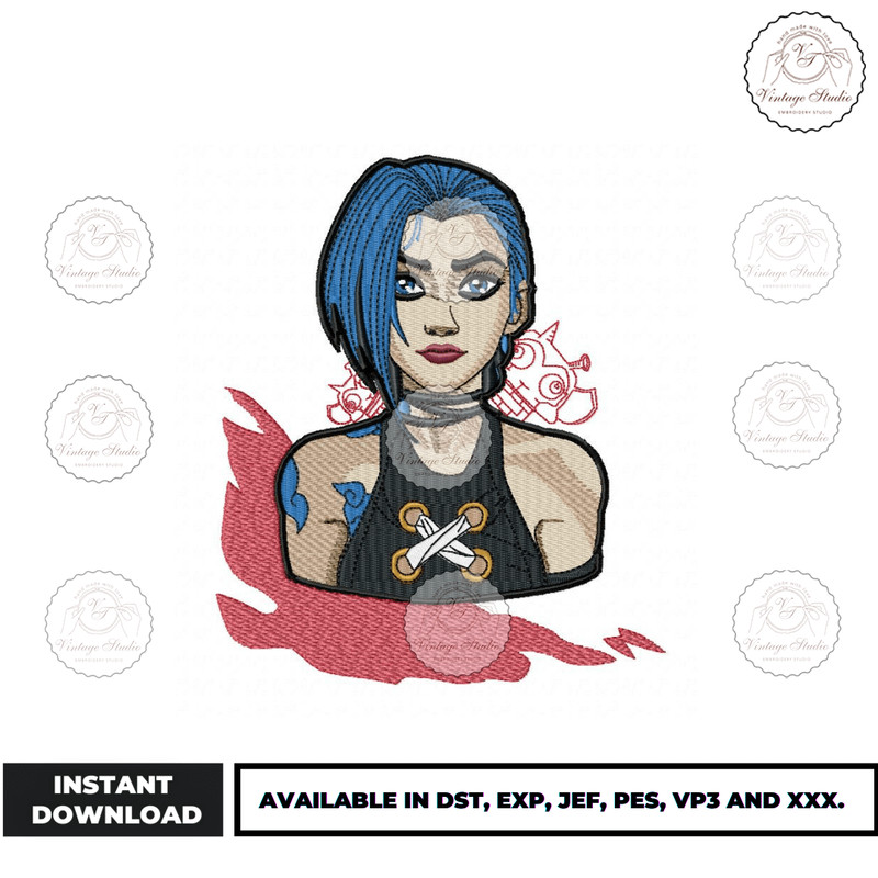 Anime Embroidery Design - Embroidery Market 927.png