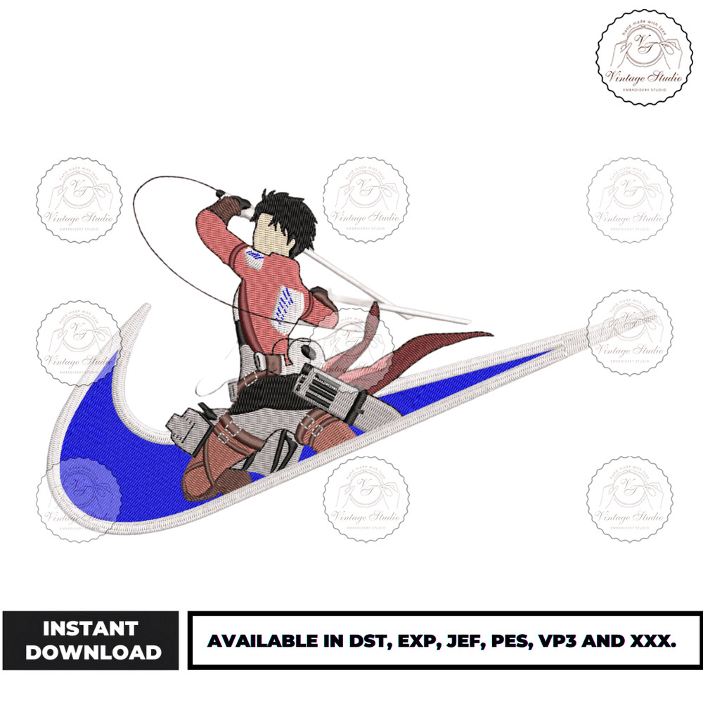 Attack on Titan Embroidery Design -1- Embroidery Market.png