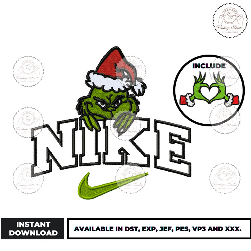 Christmas Grinch Embroidery Design - Embroidery Market.png