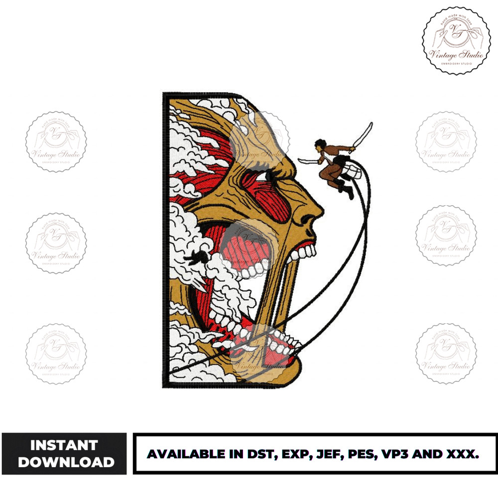 New Attack on Titan Design - Emb File - Embroidery Market.png