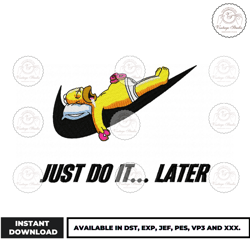 new homer simpson design - emb file - vintage studio