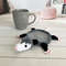 CROCHET PATTERN Opossum Toy Cup Holder Opossum Coaster Beermat  Amigurumi Tutorial PDF File 3