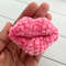 CROCHET PATTERN Keychain Lips Toy Amigurumi Tutorial PDF File 9