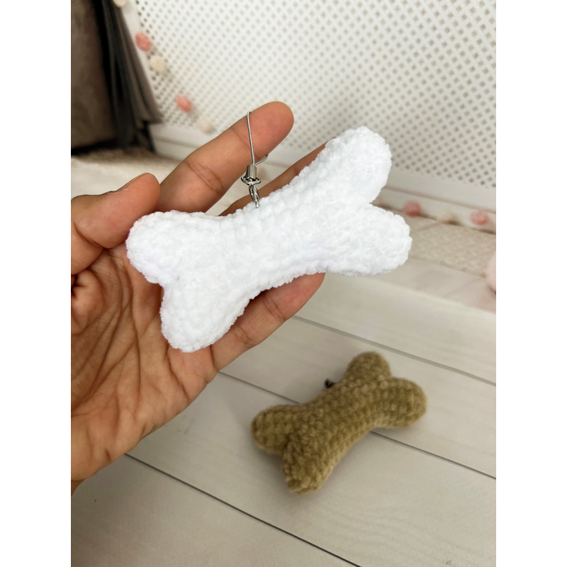 CROCHET PATTERN Keychain Skull Toy Keychain Bone Toy Halloween Decor Amigurumi Tutorial PDF File 6