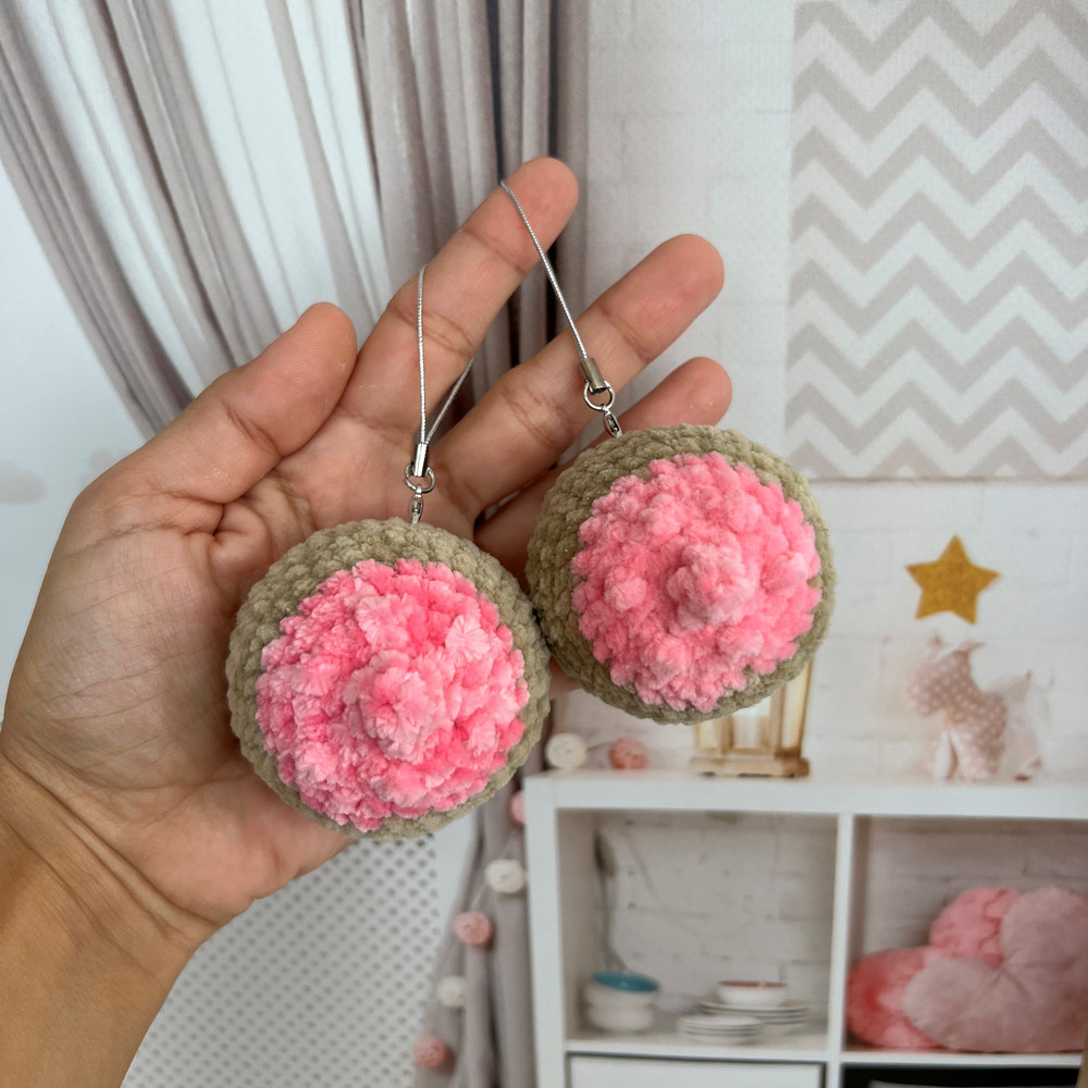 CROCHET PATTERN Keychain Penis Toy Keychain Breast Toy Amigurumi Tutorial PDF File 8