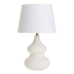 White Linen Table Lamp Shade