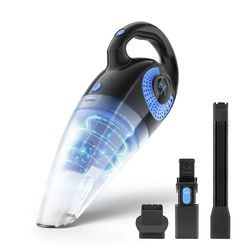 Strong Suction handheld Vacuum Cleaner, Cordless Hand Vacuum, Rechargeable Handy Vac for Car & Pet Hair