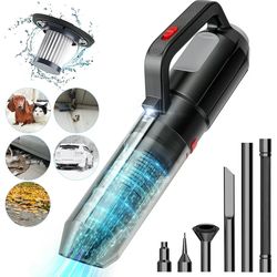 Cordless Hand Vacuum Cleaner, Doosl 12.6V Portable Car Vacuum Cleaner Rechargeable 3 in 1 Cordless Vacuum Air Blower and