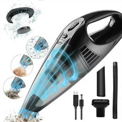 Portable Car Vacuum Cleaner, High Power Cordless Handheld Vacuum For Car, Rechargeable Wet Dry Hand Held duster for Deta