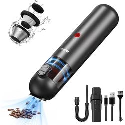 Mini Car Vacuum Cordless Handheld Vacuum Cleaner 8000Pa Powerful Suction Lightweight Portable Rechargeable for Home Car