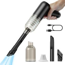 Small Handheld Car Vacuum Cleaner Cordless, Portable Hand Dust Buster with 6000 Pa High Power Suction, Ultra-Lightweight