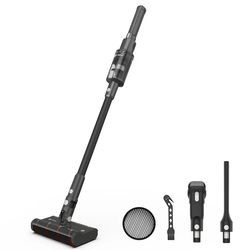 22kPa Powerful Double Brush Vacuum, Lightweight Handheld Vacuum up to 40Min for Home Hard Floor Sofa Car