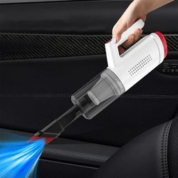 Car Vacuum Cleaner With 8000PA Powerful Suction, Wet Dry Use, Portable And Rechargeable