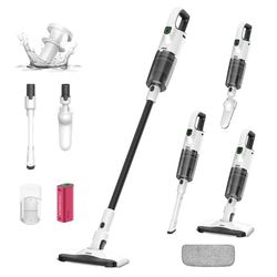 10000Pa/6000Pa 2 Model Suction Powerful Lightweight Portable Handheld Stick Vacuum Cleaner with 4Ah Battery White