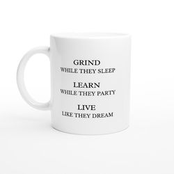 grind work repeat mug motivational mugs motivational gifts new business gifts influencer mug work hard entrepreneur gift