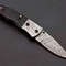 Custom Handmade Damascus Folding Knife Pocket knife w Leather EDC Gift for him (2).jpg