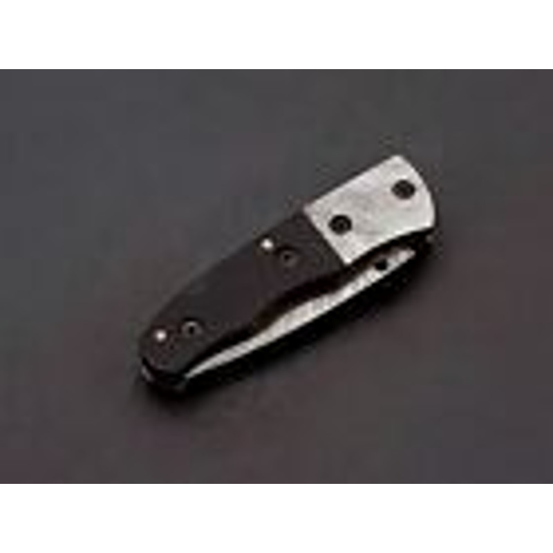 Custom Handmade Damascus Folding Knife Pocket knife w Leather EDC Gift for him (7).jpg