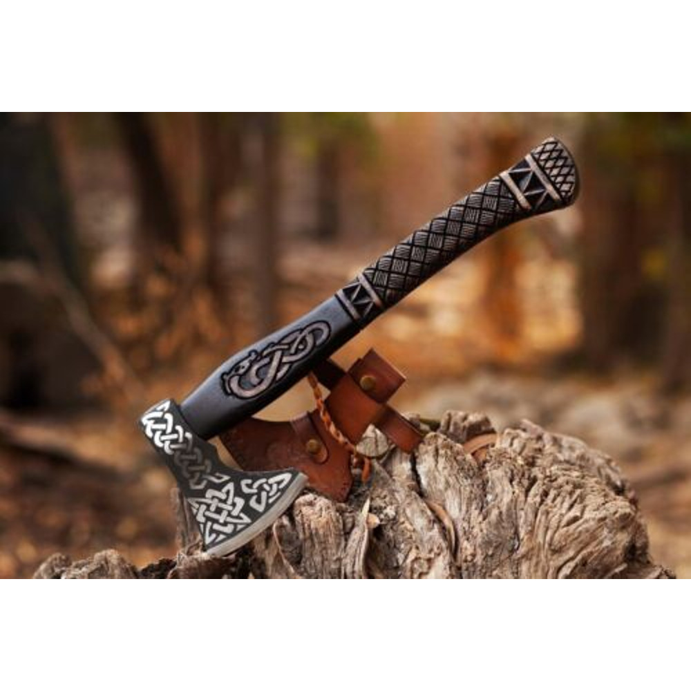 Custom Handmade Viking Axe Carbon Steel Hatchet Valhalla Axe Gift For Him (1).jpg