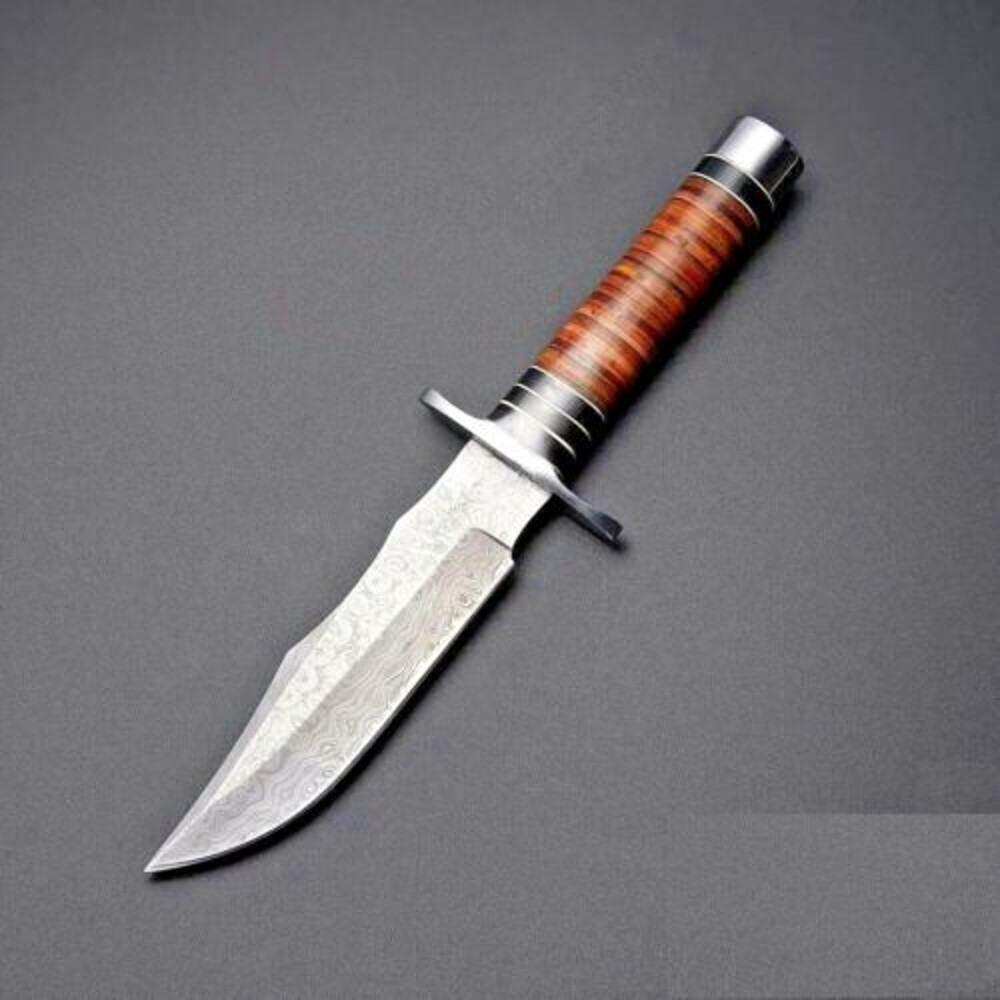 HANDMADE HUNTING KNIFE Outdoor Tactical Survival Army Camping Fixed Blade Knife (6).jpg