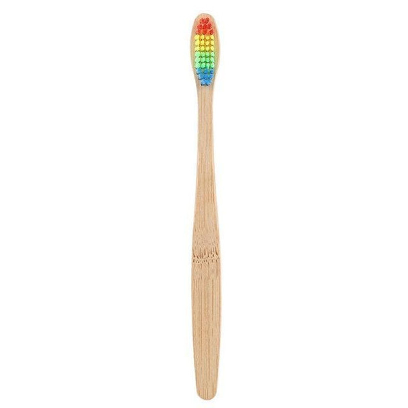 Eco-Friendly Bamboo Toothbrush Rainbow