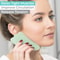 Real Jade Facial Roller and Gua Sha Set Jade Roller Gua Sha Set 3