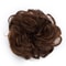 Rose Bun Hair Scrunchie Caramel Brown